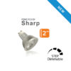 Lampe LED SHARP 6W GU10 230V STEP-DIMMING